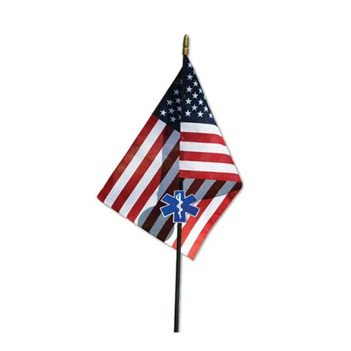 Flags Connections - EMS Grave Marker | Heroes Series. - The Military Gift Store