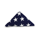 PRE-Folded Premium US Burial Flag, Fully Embroidered, American Military Funeral PRE-Folded Premium Flag, The Military Gift Store, Pre Folded Flag