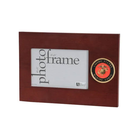 U.S. Marine Corps Medallion 4-Inch by 6-Inch Desktop Picture Frame, , The Military Gift Store, Picture Frame
