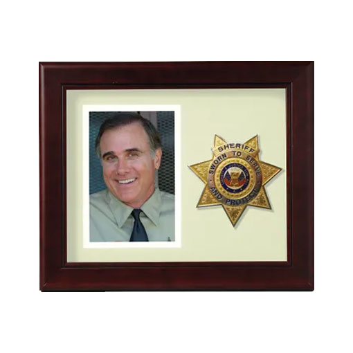 8X10 MAH HRZ Sheriff Frame, , The Military Gift Store, Picture Frame