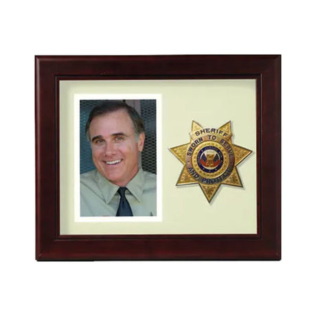 8X10 MAH HRZ Sheriff Frame, , The Military Gift Store, Picture Frame
