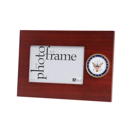 U.S. Navy Medallion 4-Inch by 6-Inch Desktop Picture Frame - The Military Gift Store