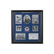 U.S. Coast Guard Medallion 7 Picture Collage Frame with Stars - The Military Gift Store