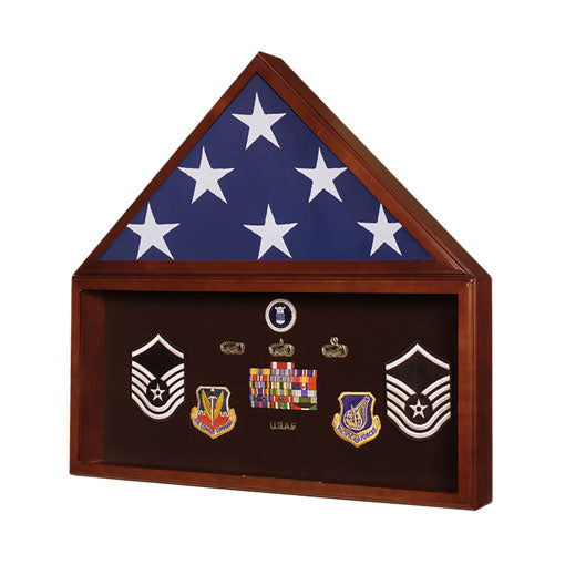 Flags Connections Memory Flag Case - for 5' x 9.5' Flag., , The Military Gift Store, Memorial Flag Display Case