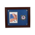 U.S. Coast Guard Medallion 5-Inch by 7-Inch Picture Frame with Stars - The Military Gift Store