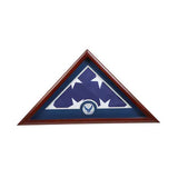 Medallion Flag Display Case, Memorial Flag Display case - Air Force Wings Medallion., Medallion Flag Display Case, Memorial Flag Display case., The Military Gift Store, Medallion Flag Display Case