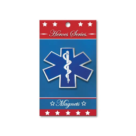 Flags Connections - Heroes Series EMS Medallion Large Magnet - 3.75 Inches.