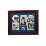 Aim High Air Force Medallion 5 Picture Collage Frame - The Military Gift Store