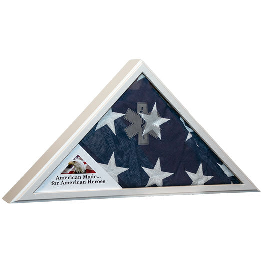 Flags Connections - First Responder Flag Case - EMS White, , The Military Gift Store, Flag Case