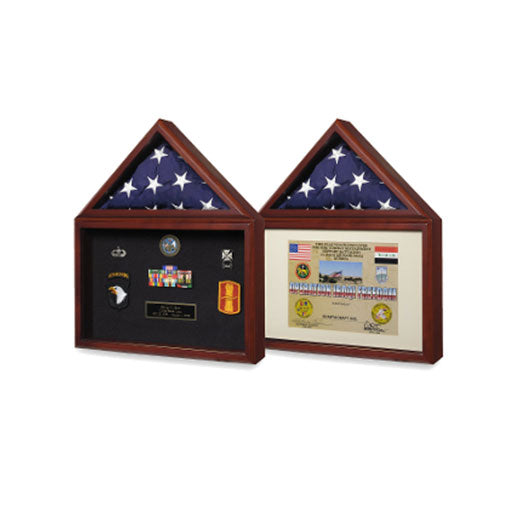 Flag display case - Flag shadow box, flag and medals Case - Fit 3' x 5' Flag., Flag display case - Flag shadow box, flag and medals Case., The Military Gift Store, Flag Display cases (71)