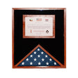 Flag Display Case - Fit 5' x 8' flag. - The Military Gift Store