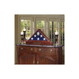 Burial Display case for flag - 3ft x 5ft American Flag or 5ft x 9.5ft Flag, American Burial Flag. - The Military Gift Store
