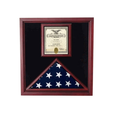 Award and flag display case display Case - Fit 5' x 9.5' Flag., , The Military Gift Store, Awards Display Cases, Awards Display Frames (62)