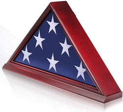 Solid Wood and Not Veneer - Removable Back Plate - Flag Shadow Box