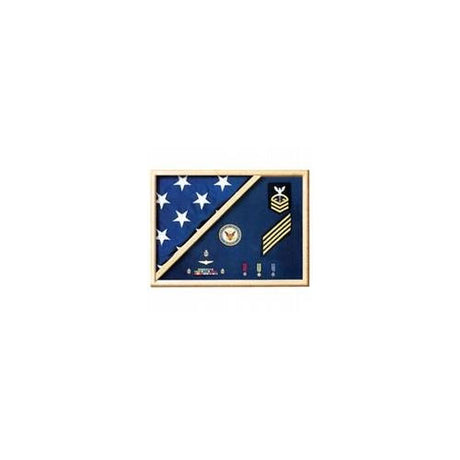 Medal Flag Case made actual service uniform fabrics