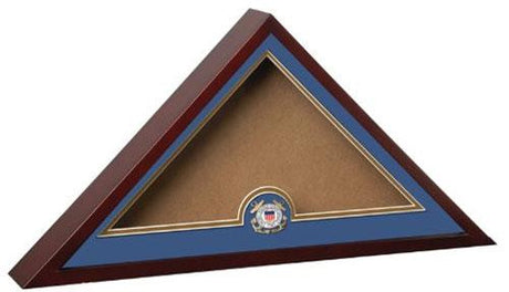 Flag Connections US Coast Guard Internment American Burial Flag Display Case, US Coast Guard Internment American Burial Flag Display Case, The Military Gift Store, Burial Flag Display Cases fit 5ft X 9.5ft Flags (31)