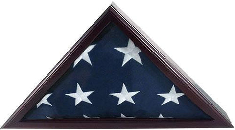 Flag Connections Officers Flag and Display Case, 5 by 9.5-Feet, Cherry