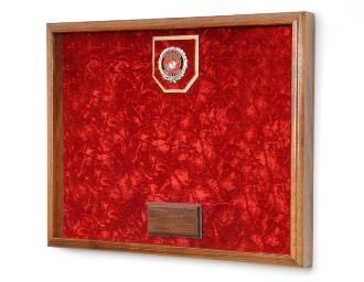 Military Medals And Awards Case - 16in W x 12in H x 2in D, , The Military Gift Store, Air Force flag display cases, Air force Retirement Shadow Boxes (61)