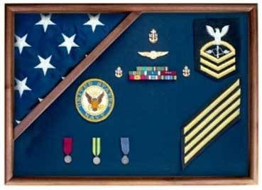Medal Glass Display Case Shadow Box,FLAG AND MEDAL DISPLAY