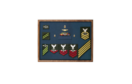 Flags connections Military Frames, Military Certificate Frames, Walnut Military Gifts