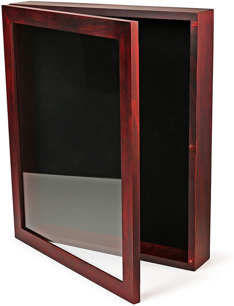 12x15x2 Shadow Box Display Case | Magnetically Opens and Closes