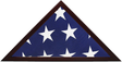 American Flag Display Case - Wood Frame Fits 5x9.5' Folded Flag, , The Military Gift Store, Armed Force Flags (13)