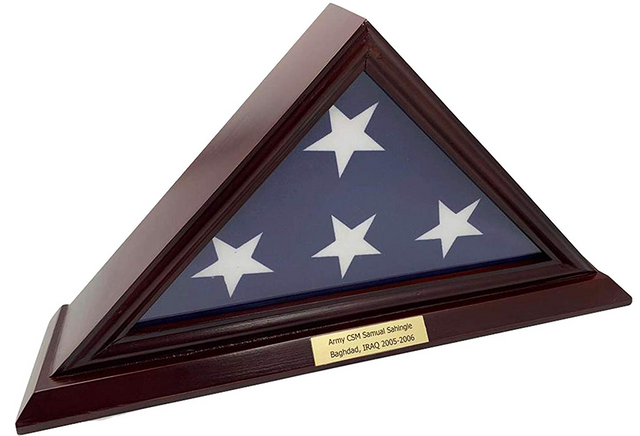 3'x5' Flag Display Case, Shadow Box (Not for Burial Funeral Flag)