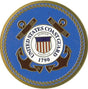 COAST GUARD Color Medallion, USCG Medalions. - The Military Gift Store