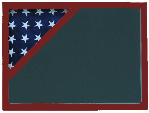 Shadow box for American flag, 3x5 flag, 4x6 flag ,5x9.5 Flag, , The Military Gift Store, Shadow box for american flag