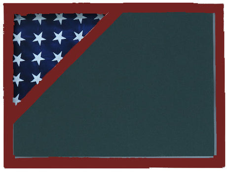 Shadow box for american flag, 3x5 flag, 4x6 flag ,5x9.5 Flag - The Military Gift Store