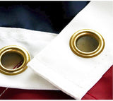 Pre Folded Memorial Flag American US Flag 5x9.5 Foot Heavy Duty Cotton For Veteran - Embroidered Stars and Sewn Stripes - 4 Rows of Lock Stitching - USA Flags with Brass Grommets comes pre folded, Pre Folded Memorial Flag American US Flag 5x9.5 Folded American Flag, The Military Gift Store, Pre Folded Flag