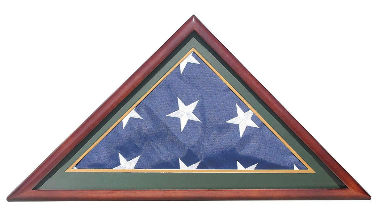 Memorial/Burial Flag Display Case Stand Holder 5'X9.5' - The Military Gift Store