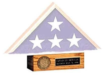 Oak Pedestal for Flag case, Flag case Pedestals, , The Military Gift Store, FLAG PEDESTAL BOX