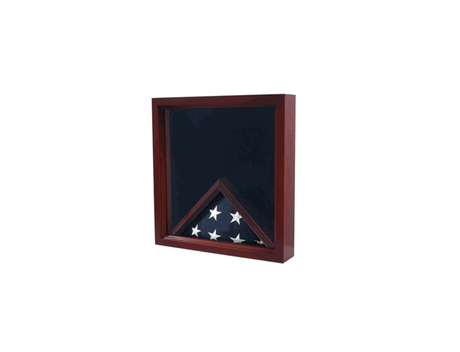 Flag Combination  4' x 6' Flag Medal Award Display Case, American flag and medal display 