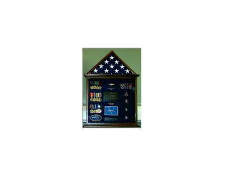 Flag Case, 4' x 6' Flag and Badge display cases
