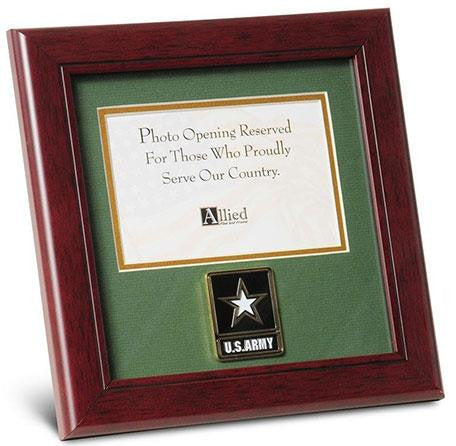 Flag Connections Go Army Medallion Landscape Picture Frame, 4 by 6-Inch
