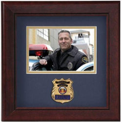 Flag Connections Police Officer Horizontal Picture Frame. - The Military Gift Store