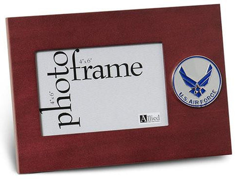 Flag Connections Aim High Air Force Medallion 4-Inch by 6-Inch Desktop Picture Frame