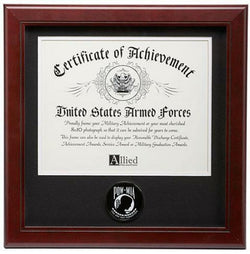 POW/MIA Medallion 8-Inch by 10-Inch Certificate Frame - The Military Gift Store