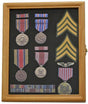 Flag Connections Military Medals, Pins, Award, Insignia, Ribbons Display Case.