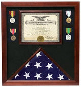 Veterans Made Flag Document Case American Flags heirlooms in a lesser quality case 4' x 6', Veterans Made Flag Document Case American Flags heirlooms, The Military Gift Store, Burial Flag Case (42)
