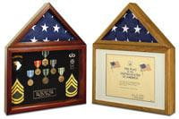 Medal and Flag Display Case - Shadow Box
