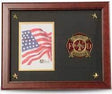 Firefighter Medallion Picture Frame with Stars
