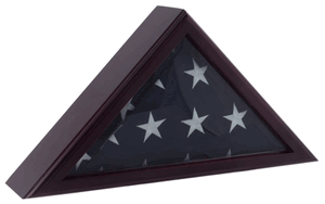 Veteran Flag Case Black Cherry, Veteran Flag Display Case, high quality case