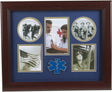 The Military Gift Store Products Frame Ems Medallion 5-Picture Collage Frame.