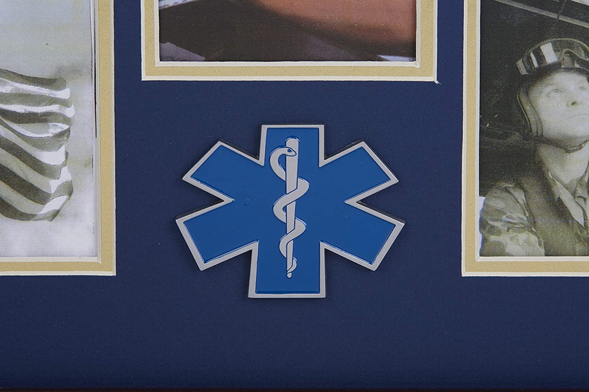 The Military Gift Store Products Frame Ems Medallion 5-Picture Collage Frame.