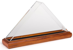 Cherry Wood Flag Display Cases with Clear Acrylic Cover – Cherry