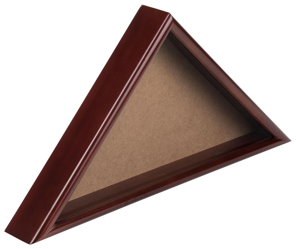 American-Made 5' x 9.5' Flag Case Made of Solid Wood – Walnut, , The Military Gift Store, American Flag Frames (43)
