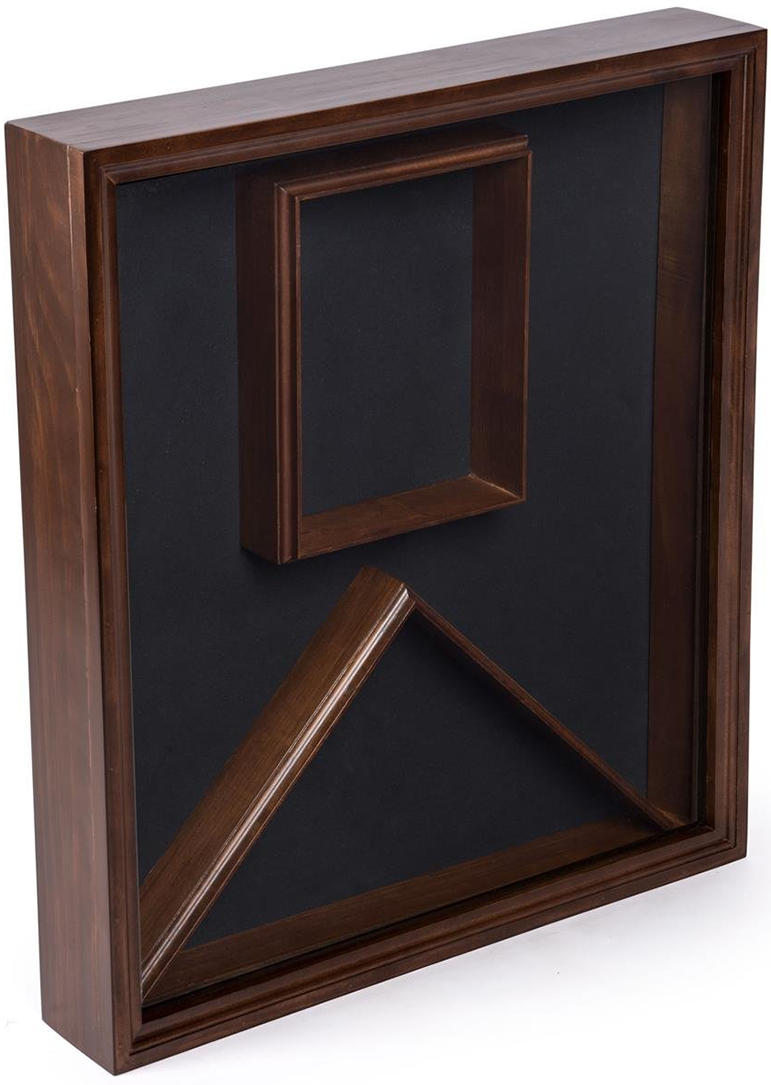 Flag and Photo Display Case, Wood with Glass Cover, Wall or Tabletop Placement – Cherry Finish, Flag and Photo Display Case, Wood with Glass Cover, Wall or Tabletop, The Military Gift Store, Army Flag Display Cases (64)