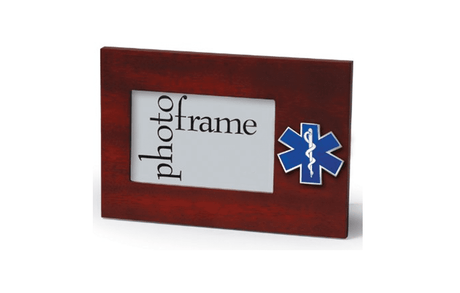 US EMS Medallion Desktop Landscape Picture Frame - 4 x 6 Inch